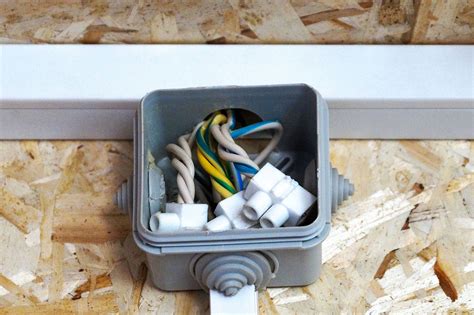 sealed junction box behind cabinet|covering junction boxes.